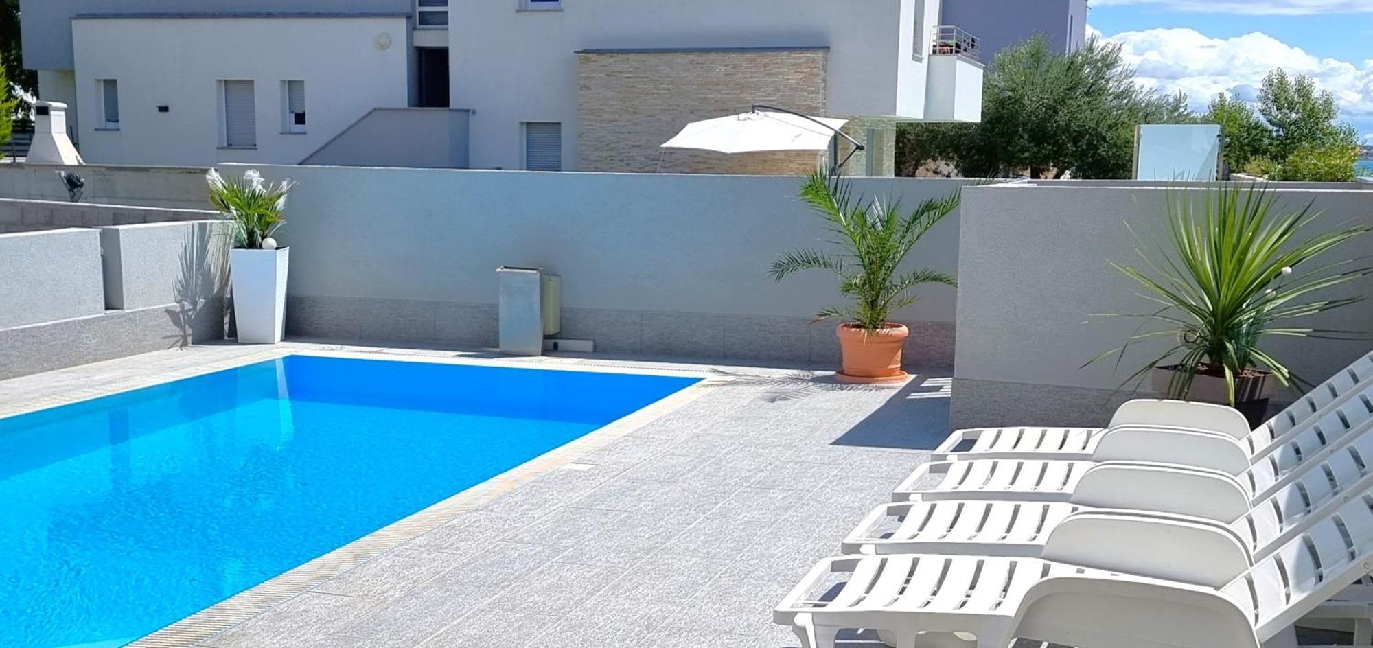Apartments Le Mare - Pool, Sandstrand, Meerblick, W-Lan, Grill 프리블라카 외부 사진